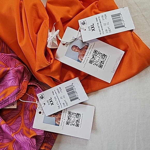 2PC Liberty & Justice Luxury Bikini Swimsuit Set, XXL - Picture 5 of 16